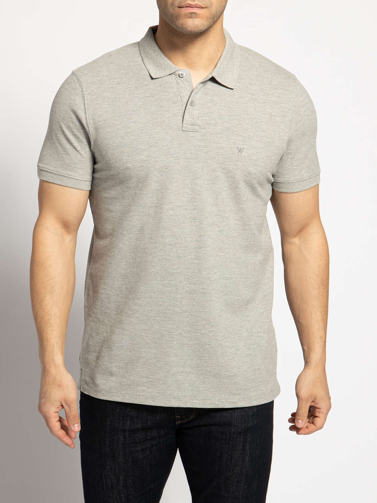 Wrangler Polo Shirt grey | Dress-for-less